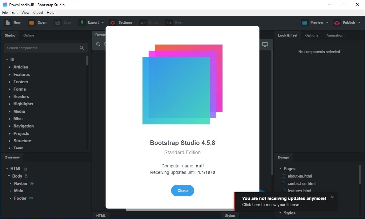 bootstrap studio 621 x64 macos kostenloser download.png