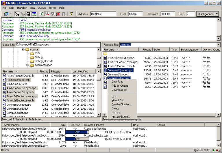 filezilla 3622 pro winlinuxmacos server kostenloser download.png