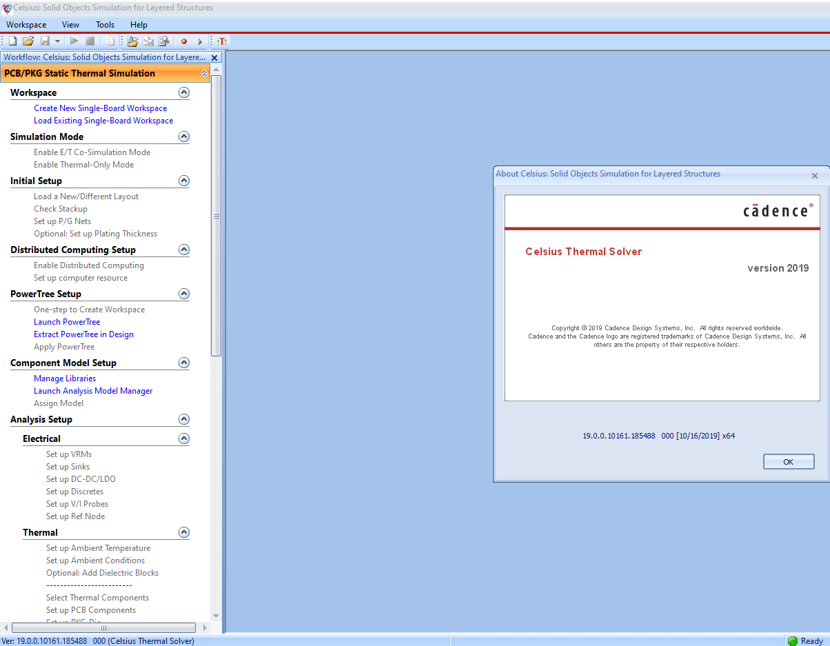 Screenshot von Cadence Design Systems Sigrity8
