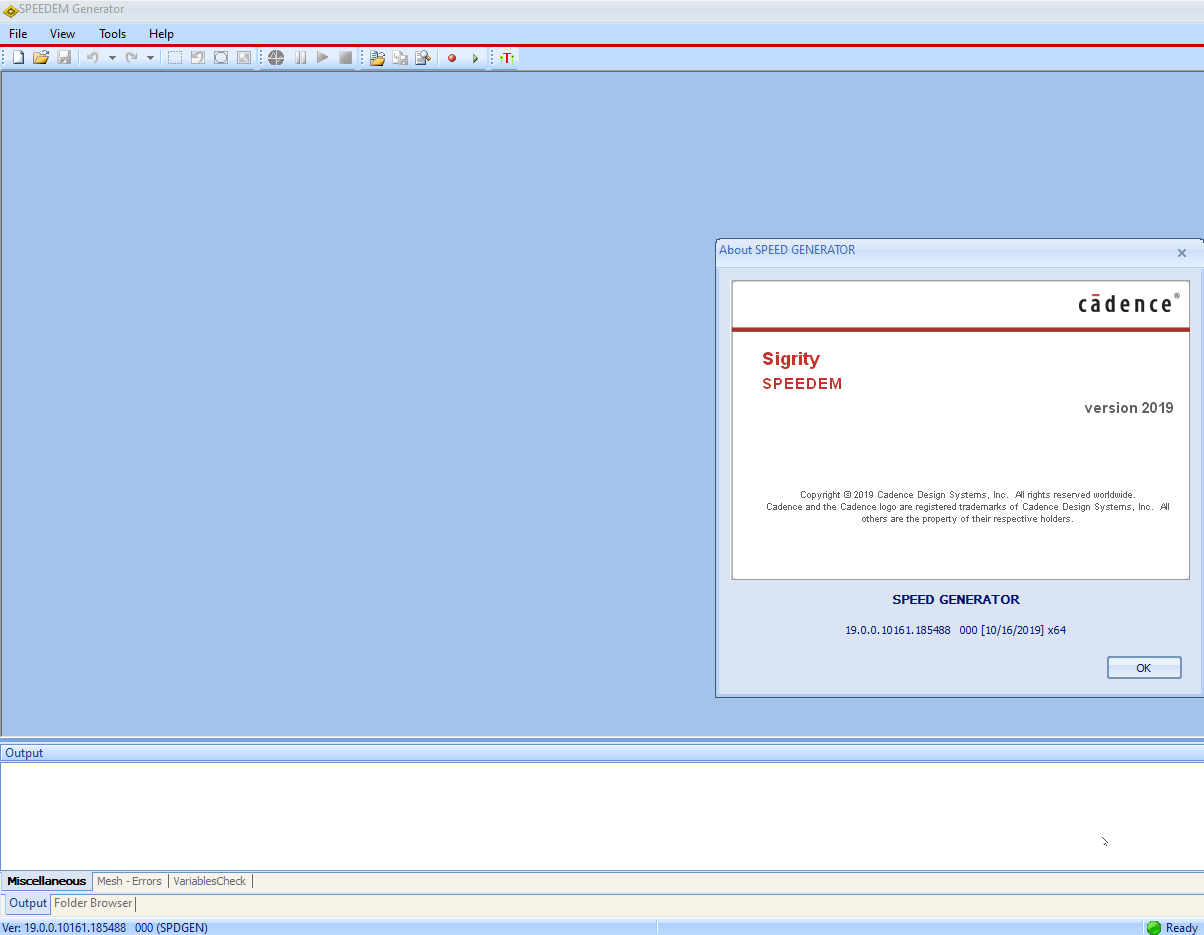 Screenshot von Cadence Design Systems Sigrity5
