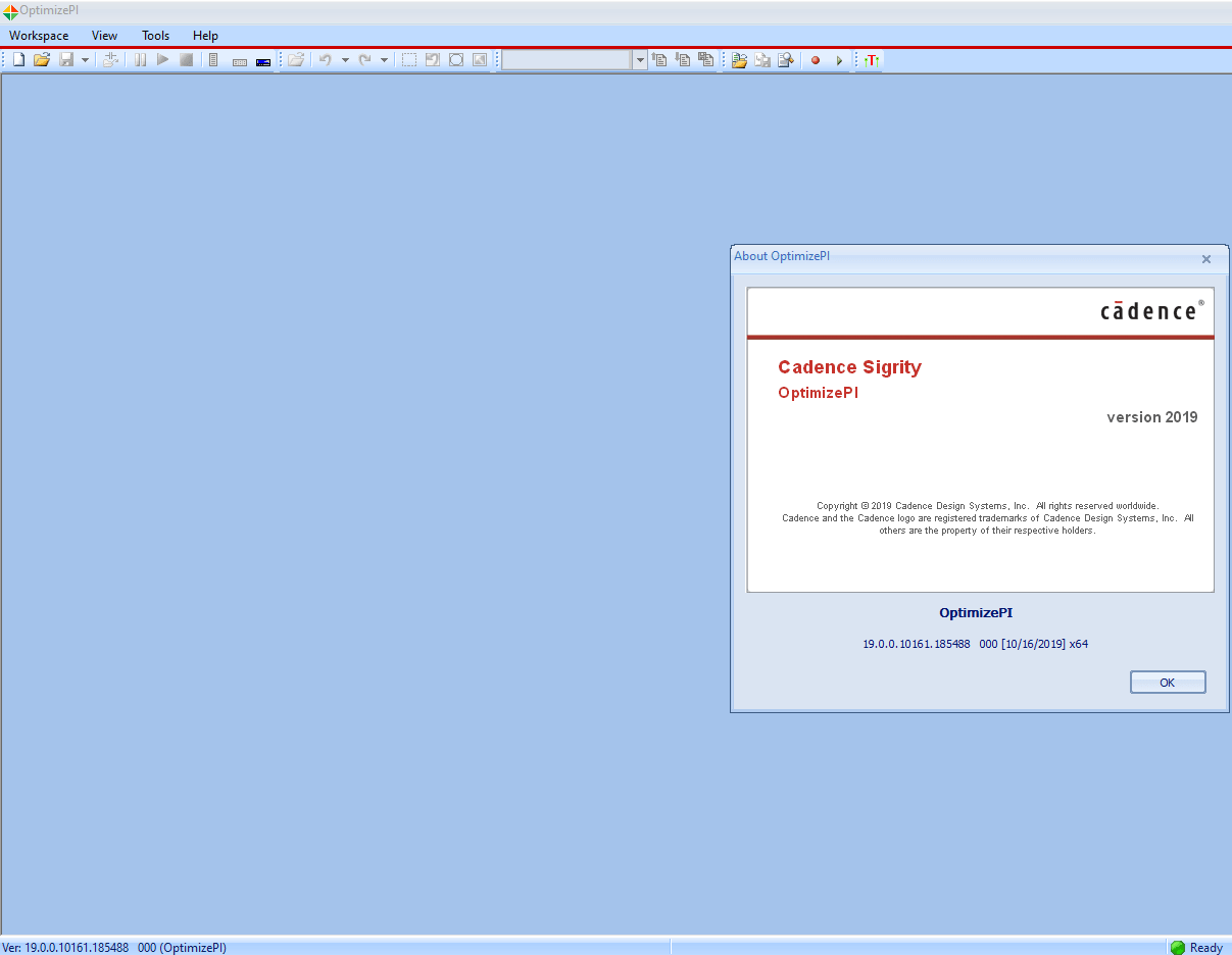 Screenshot von Cadence Design Systems Sigrity3
