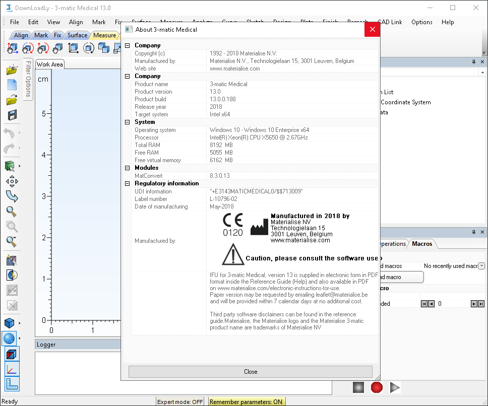 Screenshot der Mimics Innovation Suite1