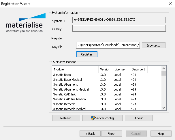 Screenshot der Mimics Innovation Suite2