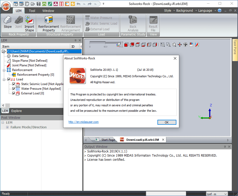 Screenshot SoilWorks
