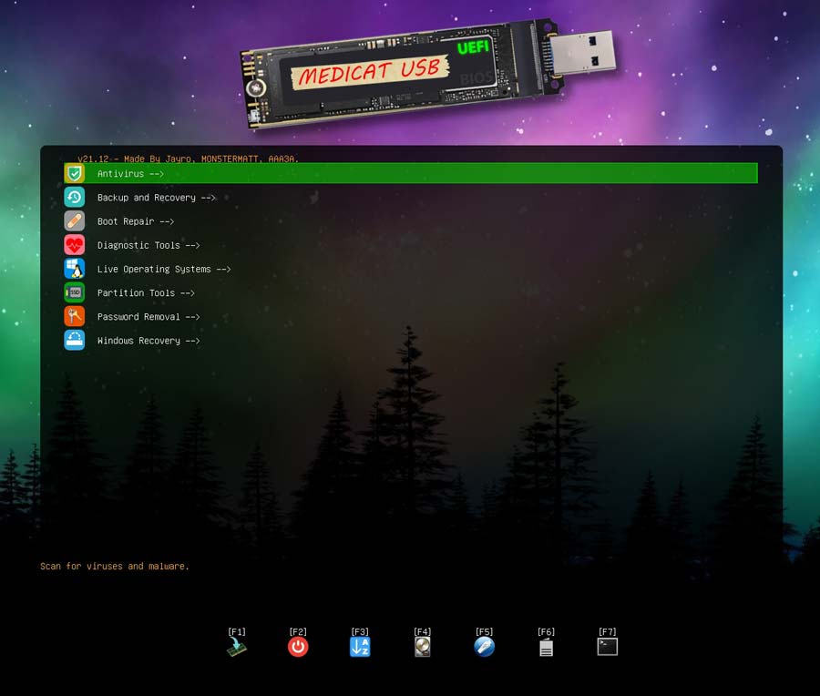 Screenshot MediCat USB